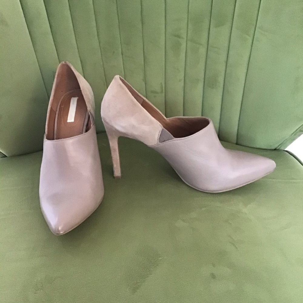 Leather/suede Pointed Toe Pumps